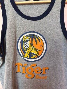 Vintage Men’s tank top Tiger Beer soft jersey